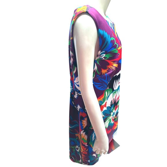 Calvin Klein Womens Floral Sleeveless Dress Size 14 - Picture 2 of 10